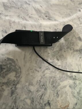 Black Fitness Tracker Band with Charging Dock